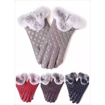 【澳洲仓】OZWEAR CS-043 手套 UGG TIFFANY TOUCH SCREEN GLOVE WITH RIBBIT FUR