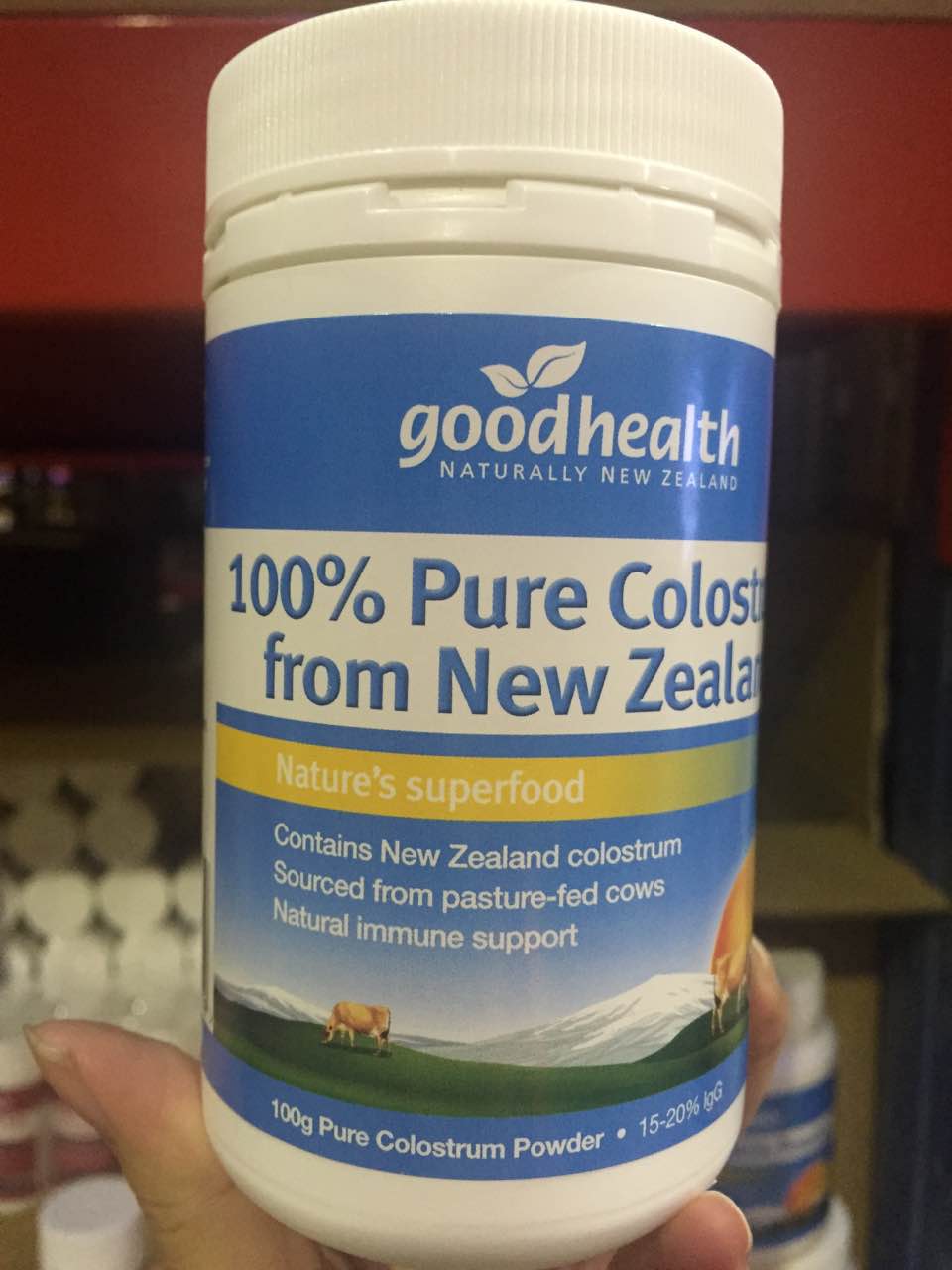 Good Health好健康牛初乳纯粉Pure Colostrum Powder 100g