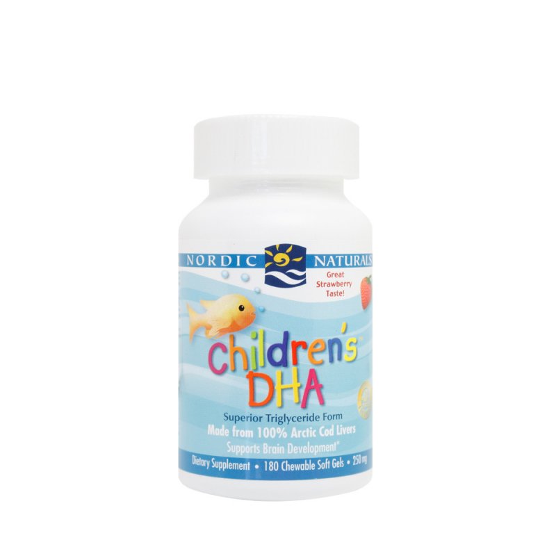 Nordic 挪威小鱼 儿童北极鳕鱼肝油软胶囊 180粒