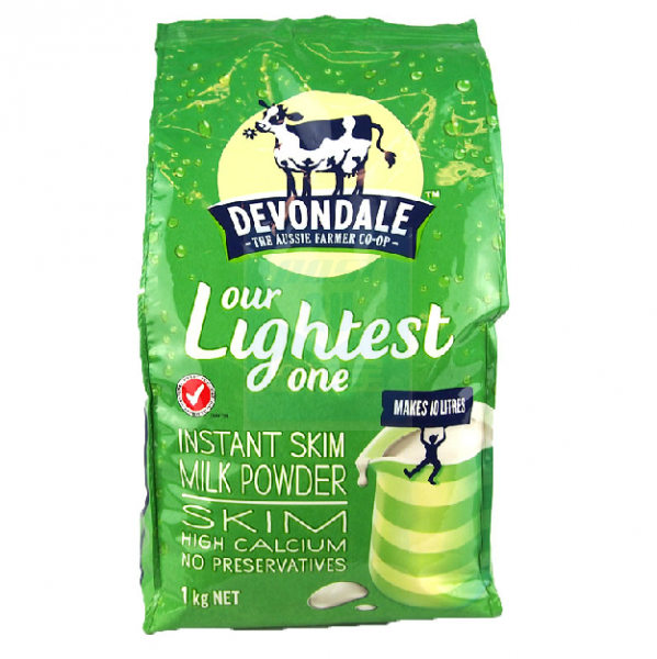 Devondale德运高钙脱脂成人奶粉