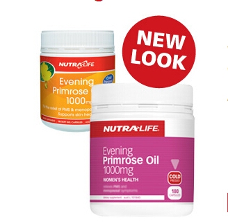 Nutralife纽乐 月见草油胶囊1000mg 180粒 调节内分泌