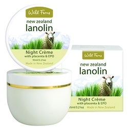 Parrs帕氏 wild Ferns 绵羊油晚霜羊胎素+EPO月见草 95ML