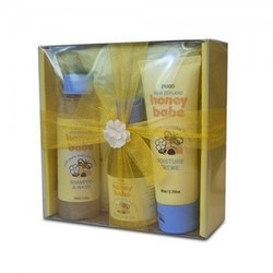 Parrs 帕氏蜂蜜婴儿护肤礼盒套装（洗发水 按摩油 保湿霜）