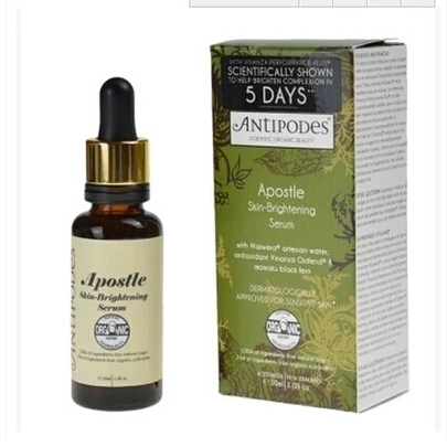 Antipodes安媞珀 有机美白亮白保湿精华 30ml  5天美白祛斑去痘印