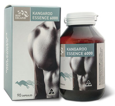 BioIsland kangaroo essence 袋鼠精胶囊90粒 精力充沛