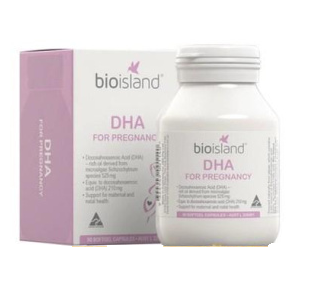 Bioisland孕妇DHA高纯度海藻油孕期哺乳期营养维生素60粒
