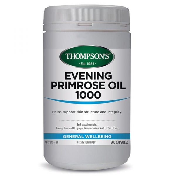 Thompsons汤普森 月见草油胶囊1000mg 300粒