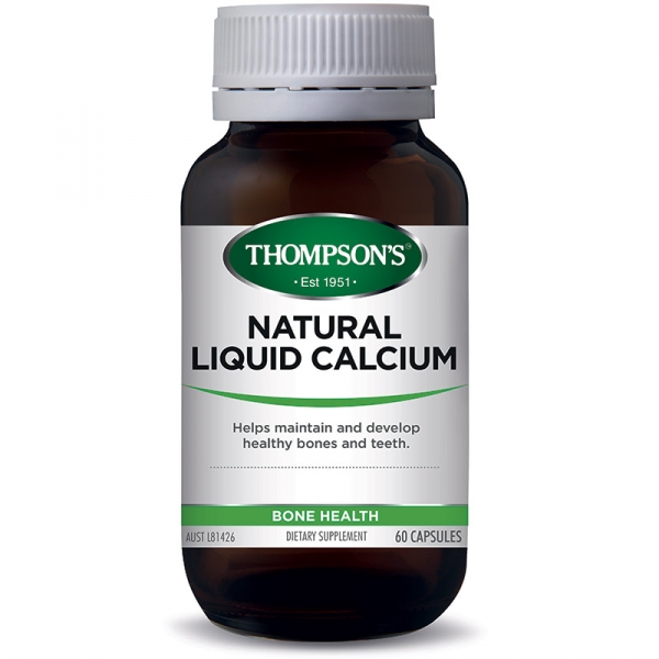 Thompson's Liquid Calcium 汤普森液体钙胶囊 60粒