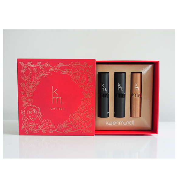 Karen Murrell KM纯天然口红新年猴年套装3支 8 17 20