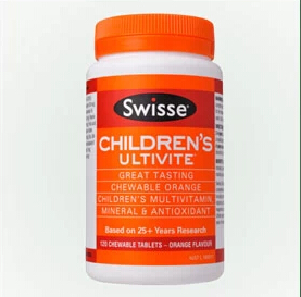 Swisse儿童复合维生素+矿物质咀嚼片全面营养120片