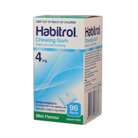 Habitrol诺华 尼古丁戒烟口香糖 4mg 96粒