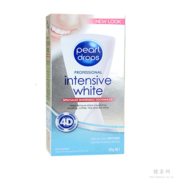 澳洲Pearl Drops 4D美白牙膏洁齿去烟渍 80g