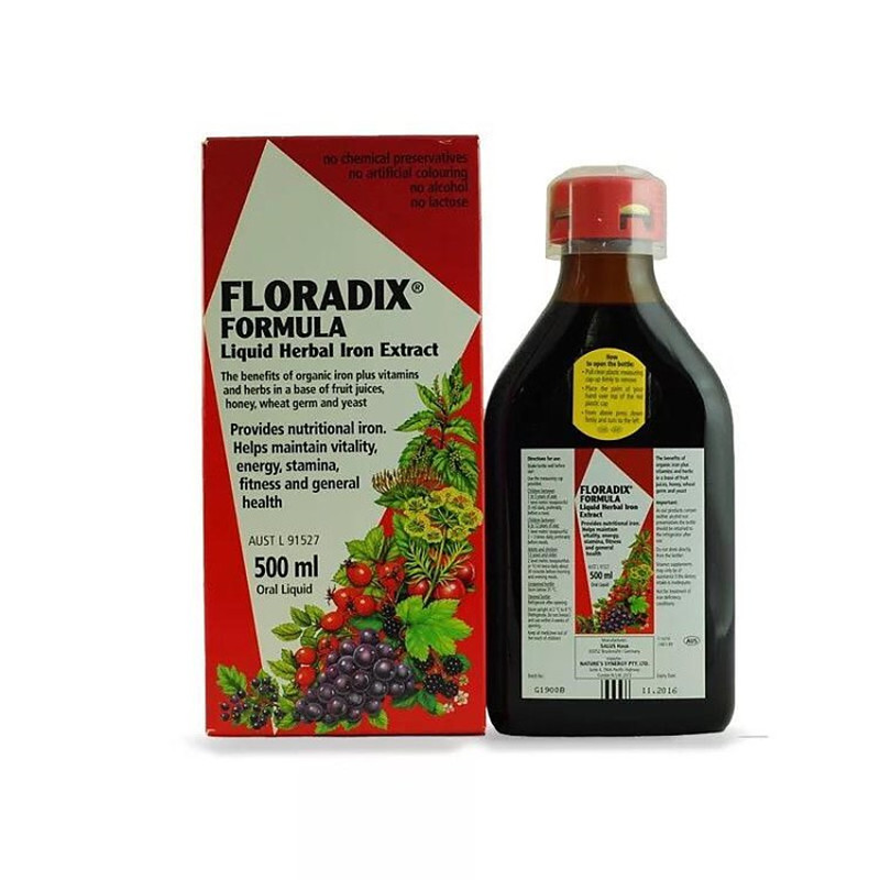 【澳洲仓】Floradix铁元500ML（包充气柱）