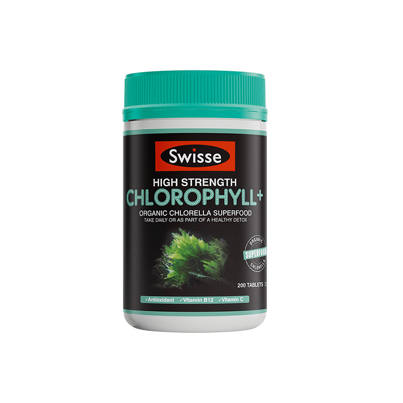 【澳洲仓】Swisse Chl高浓度叶绿素200片 改善亚健康 提高免疫力 防辐射