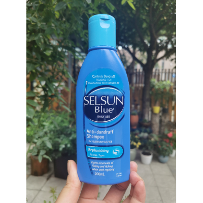 【成都仓】selsun去屑止痒洗发水200ml（ 蓝色） 26.12月