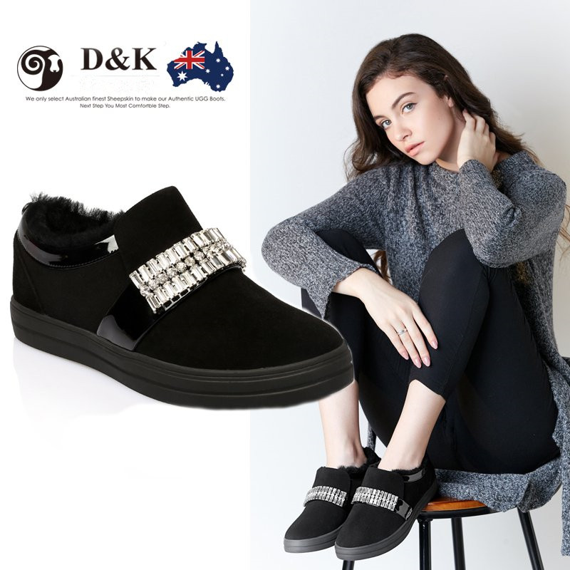 【澳洲仓】【特价】DK UGG DK317 防泼水内增高一脚蹬 （5cm增高）