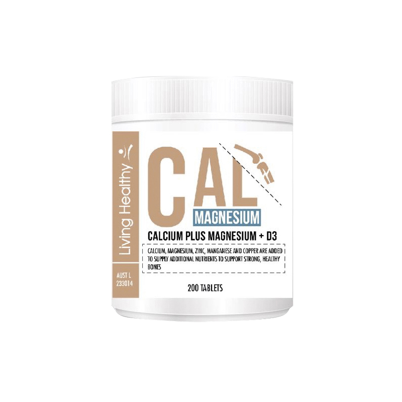 【澳洲仓】Living Healthy 苓康尔 骨质疏松片添加多种微量元素专业适合老年人 200粒