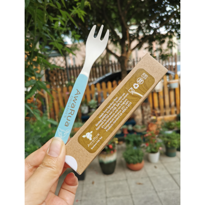 【成都仓】小绿牛宝宝吃饭训练叉子