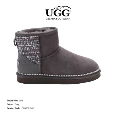 【澳洲仓】【任意两双65刀】OZLANA UGG OZ0001-8WR 秋冬 法兰西花呢雪地靴（下单联系客服改价）