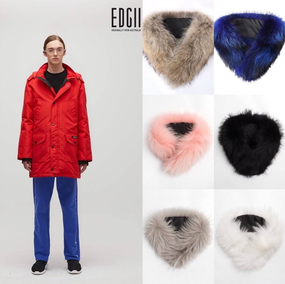 【中国仓】EDGII 羽绒服 毛领 EDW0010