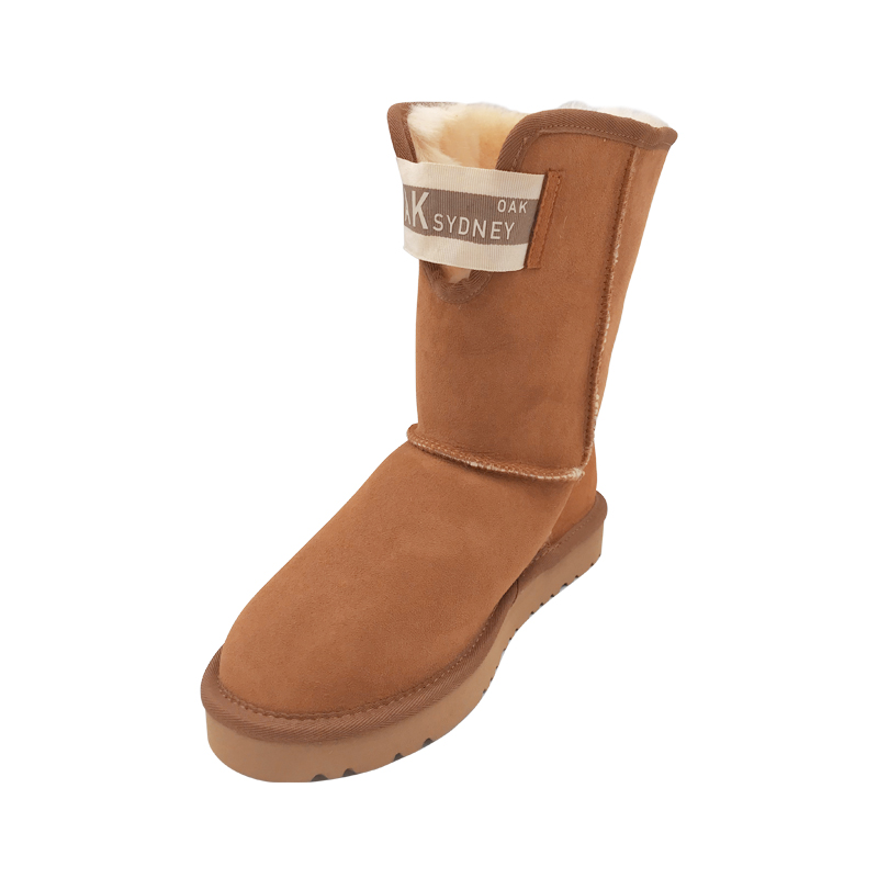 【澳洲仓】OAKUGG 20002 U Shape  防泼水时尚饰带经典中筒雪地靴 oak003