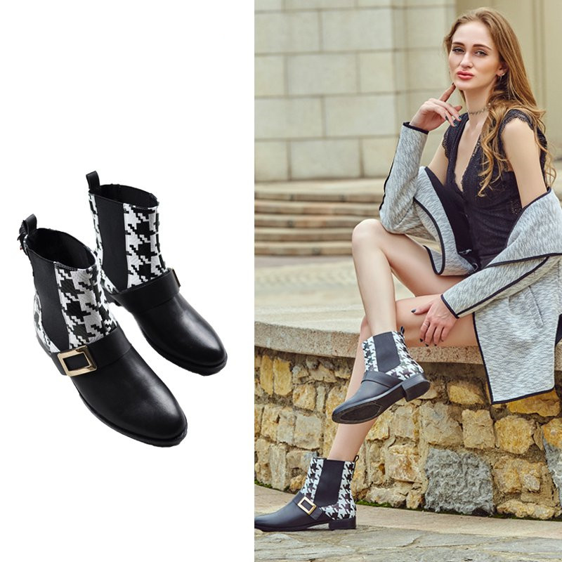 【澳洲仓】【特价】DK UGG DK322 英伦千鸟格切尔西短靴