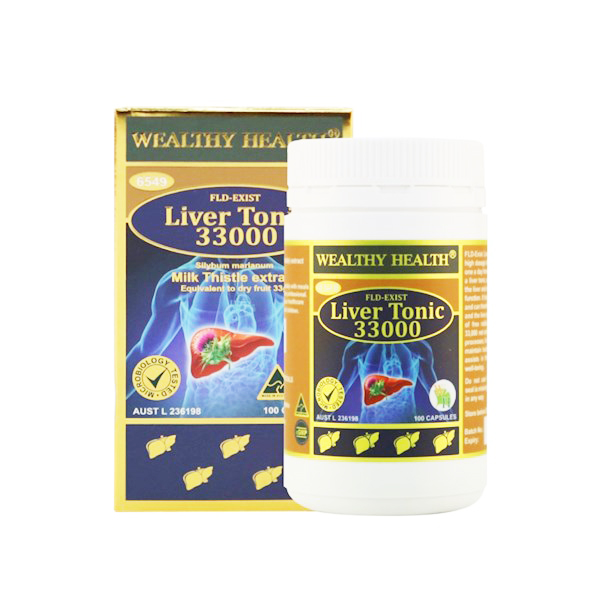 【澳洲仓】Wealthy Health Liver Tonic富康奶蓟草保护肝脏33000mg100粒