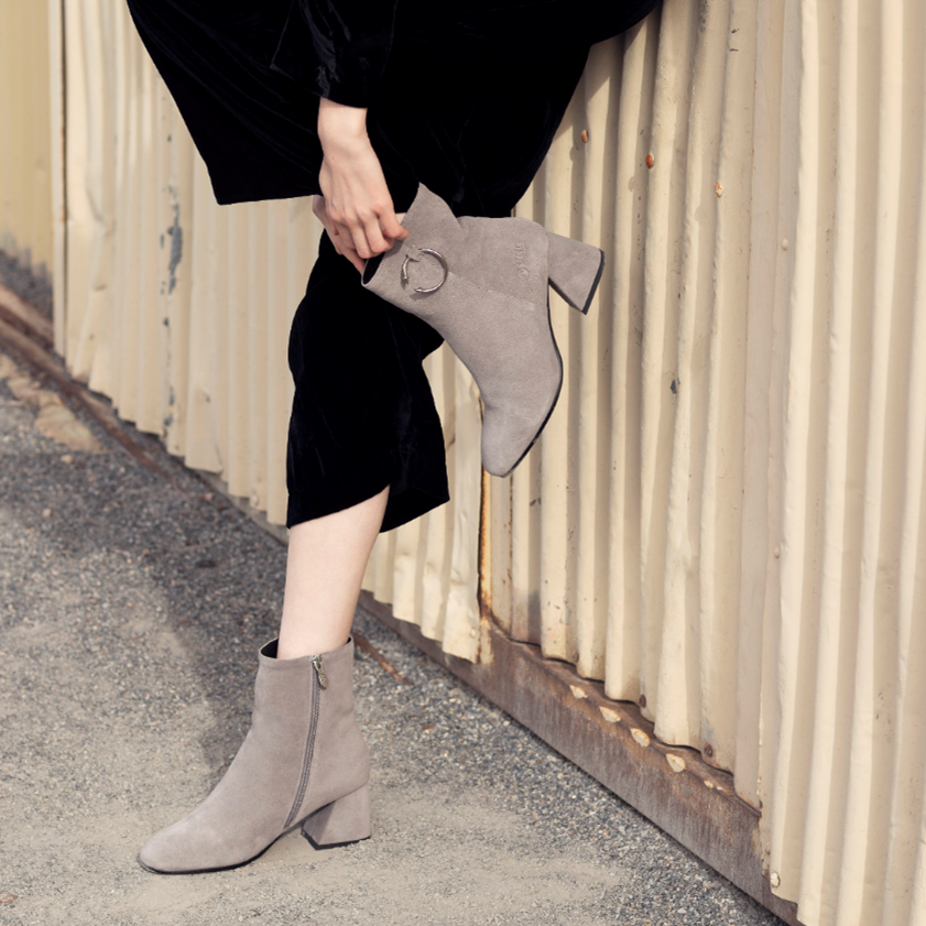 【澳洲仓】DK UGG DK335 防泼水 牛反皮拉环短靴