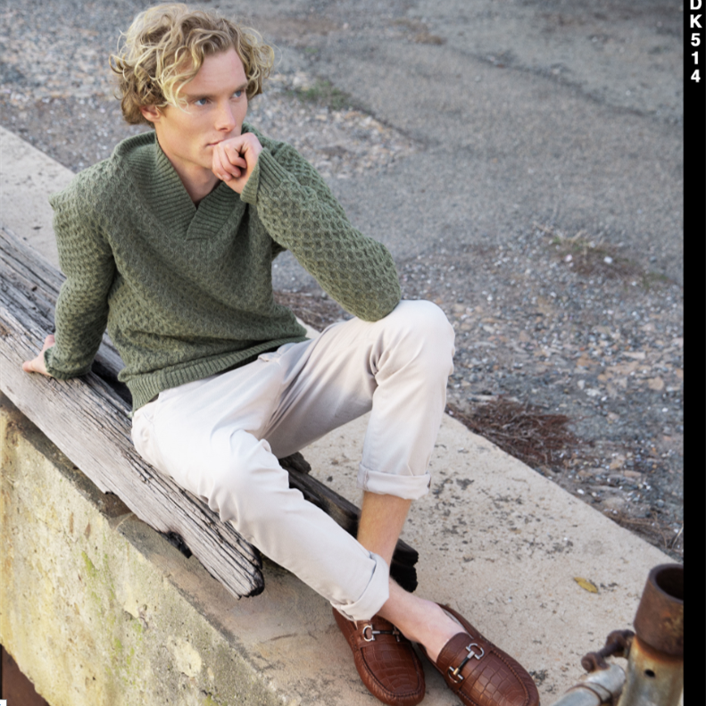 【澳洲仓】DK UGG DK514 秋冬新款 鳄鱼纹男士加毛豆豆鞋