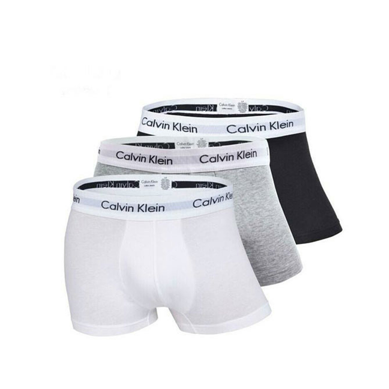 香港直邮 Calvin Klein 男士平口内裤 三件装