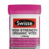 【澳洲仓】【三件及以上包邮 】Swisse 高浓度有机圣洁莓片1500mg 60粒 呵护女性私处调理缓解女性痛经不适2022年4月