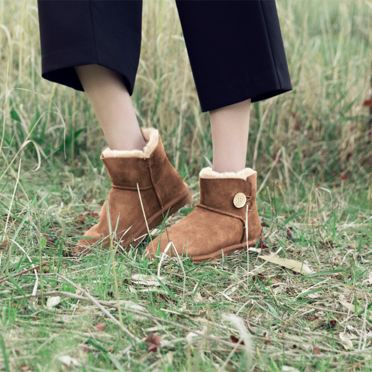 【澳洲仓】DK UGG DK003 防泼水单木扣迷你雪地靴