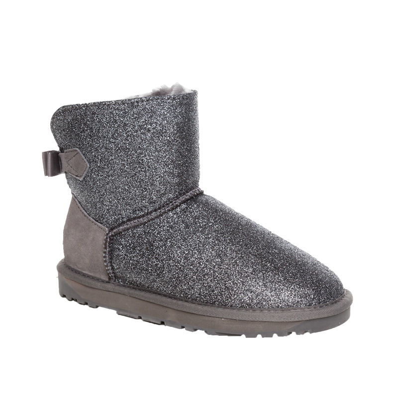 【澳洲仓】OZWEAR UGG OB402 秋冬新款格利特经典2穿 蝴蝶结毛球 中筒雪地靴