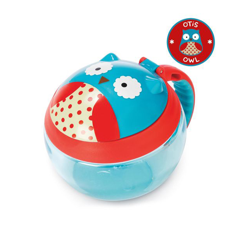 美国直邮 Skip Hop 宝宝婴儿童便携外出零食碗罐 防泼洒零食杯带盖