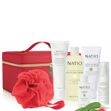 【澳洲仓】Natio娜缇欧臻享红色礼盒六件套（卸妆乳、洁面膏、爽肤水、面膜、精华补水）2号