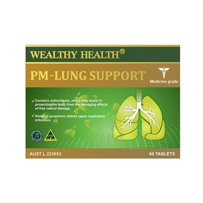 【澳洲仓】Wealthy health Lung Support 富康 清肺灵 护肺养肺60粒