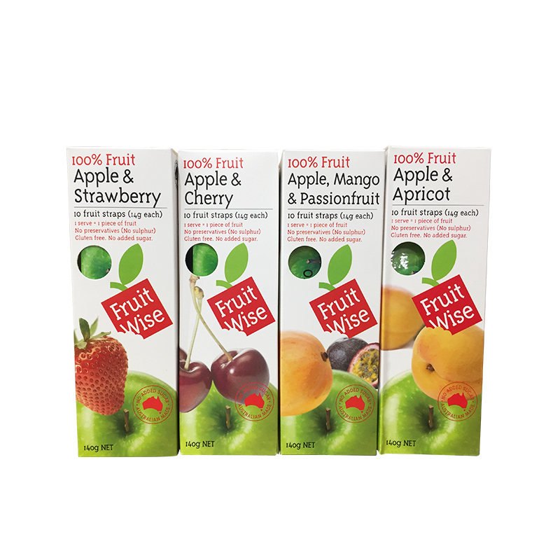 【澳洲仓】Fruit Wise 天然水果片水果条果丹皮  14g*10包  4种口味可选