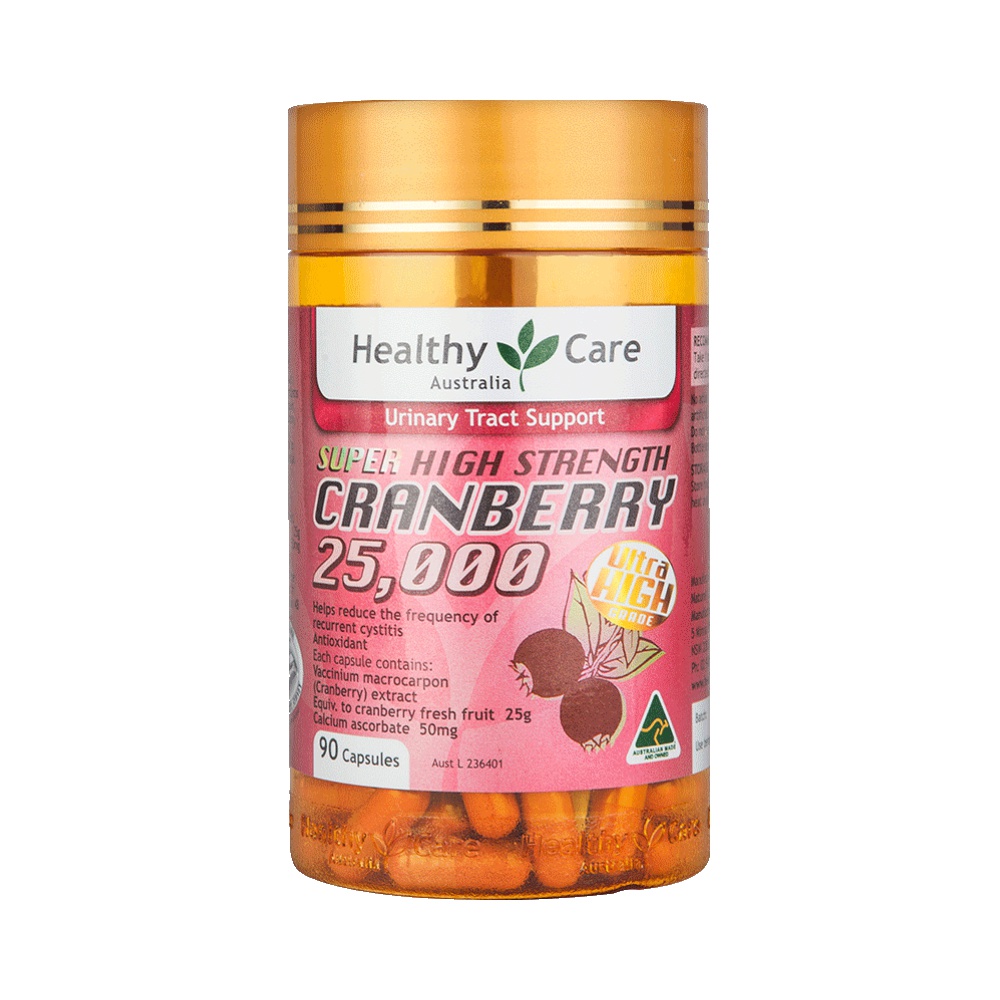 【澳洲仓】【临期特价】Healthy Care 蔓越莓精华胶囊 调节泌尿健康 90粒（19年9月）