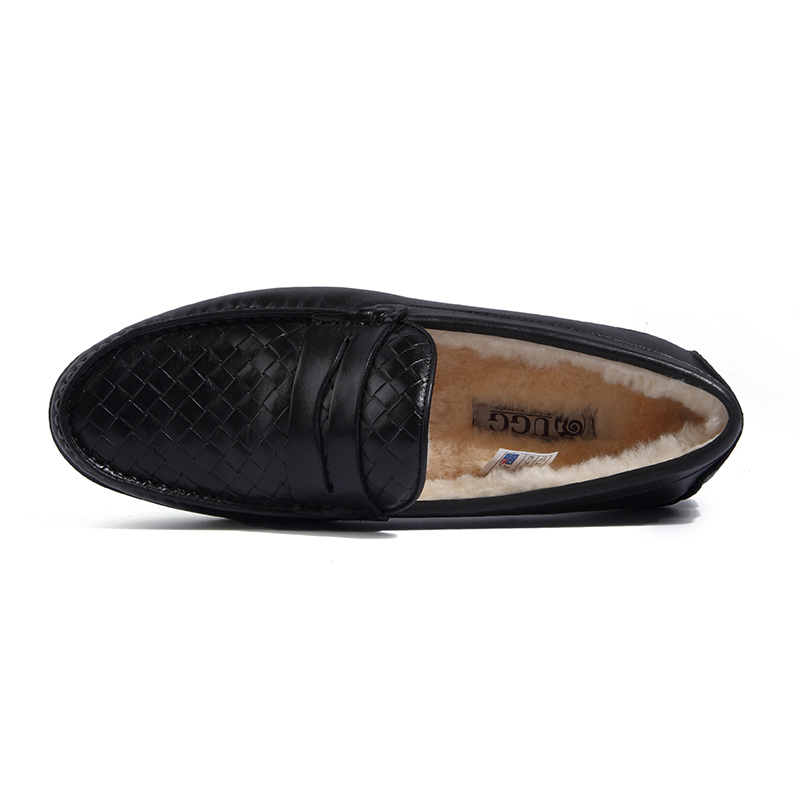 【澳洲仓】DK UGG DK513 秋冬新款 棋盘格纹男士加毛豆豆鞋