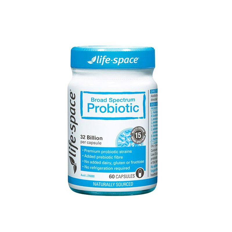 【澳洲仓】Life Space LS Probiotic 成人益生菌 60粒（玻璃瓶）