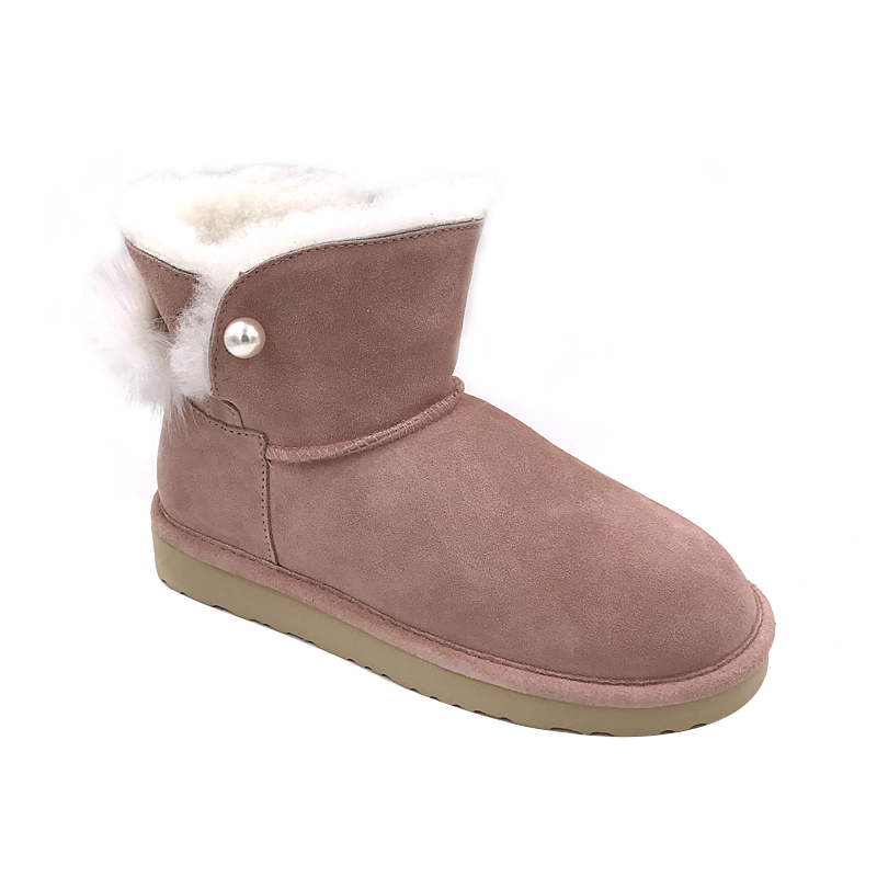 【澳洲仓】【特价】OAK UGG oak007 Princess Pearl  防泼水毛球配饰 珍珠花型雪地靴