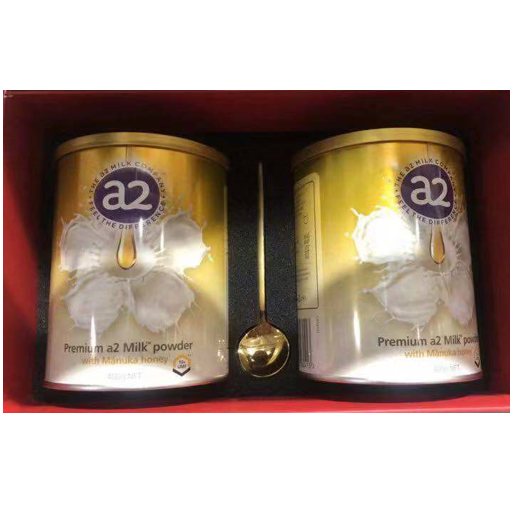 【澳洲仓】【2罐包邮】A2麦卢卡蜂蜜奶粉  圣诞大礼包  2罐礼盒装  400g/罐 2岁以上儿童成人奶粉