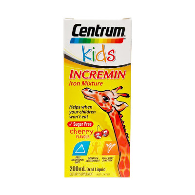 【澳洲仓】Centrum 善存儿童补铁口服液 樱桃味 200ml  改善宝宝偏食