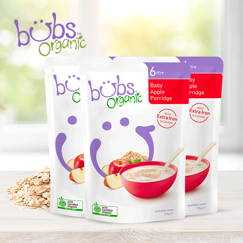 【澳洲仓】【临期特价】Bubs贝儿 有机婴儿米糊 Organic Baby Rice Cereal 125g 4个月+