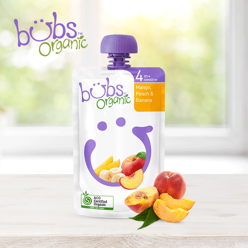 【澳洲仓】【临期特价】Bubs贝儿红薯+胡萝卜+南瓜果泥 Organic Sweet Potato, Carrot & Pumpkin 120g 4个月+