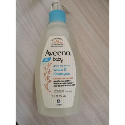 【成都仓】Aveeno  婴幼儿天然燕麦洗发沐浴液二合一  354ml 25.08月  亏本清仓