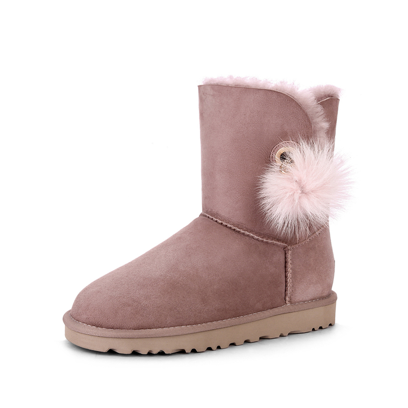 【澳洲仓】DK UGG DK025 防泼水托斯卡纳羊毛球雪地靴