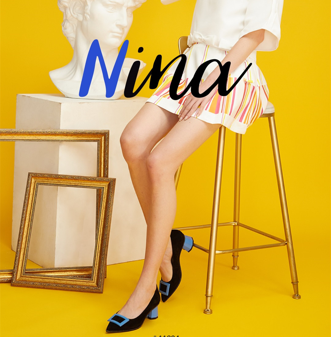 【澳洲仓】EVER UGG Nina 11894 春夏新款尖头方扣女士高跟鞋