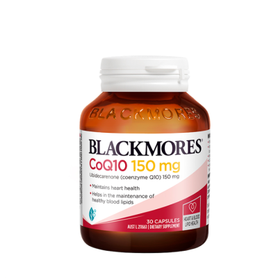 【澳洲仓】Blackmores BM辅酶Q10软胶囊30粒  150mg 保护心脏 CoQ10