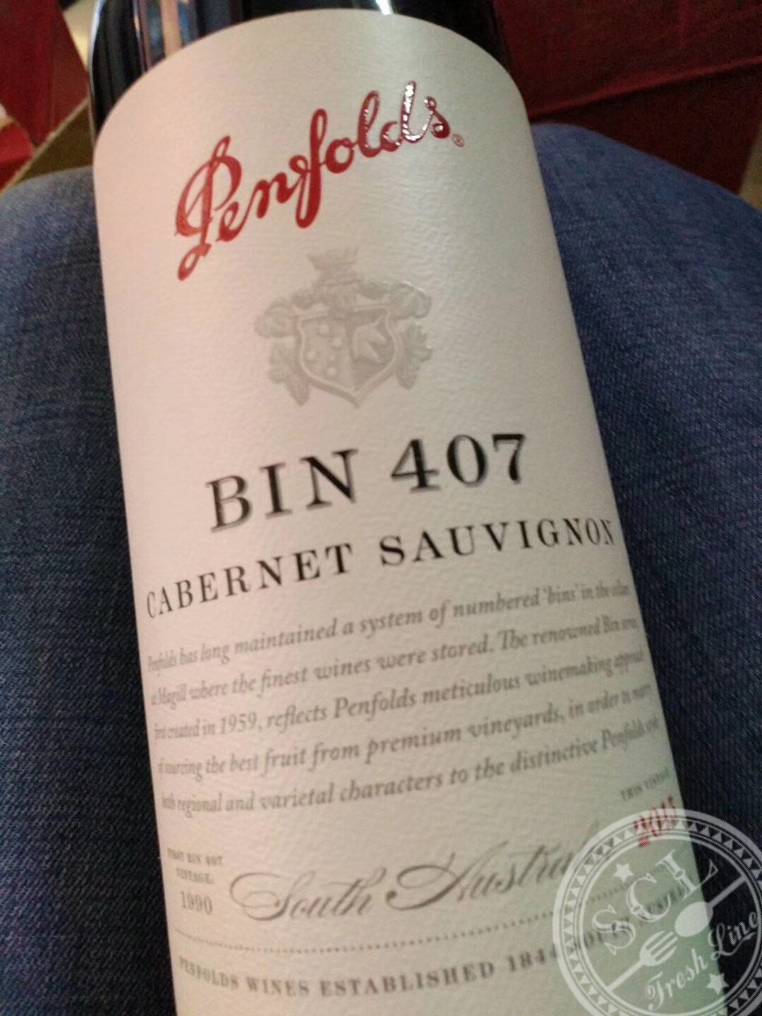 【中国仓】澳洲奔富红酒系列 bin407 英文版 15年 木塞 原装